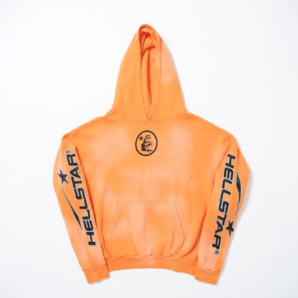 Fire Orange Hellstar Hoodie