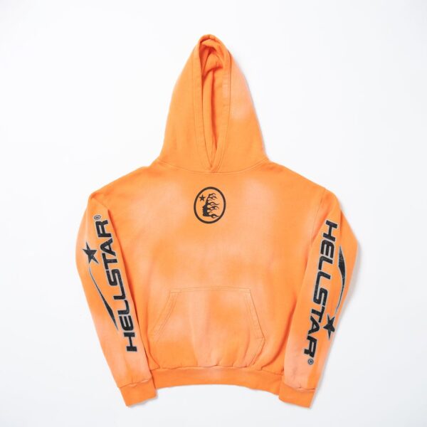 Fire Orange Hellstar Hoodie