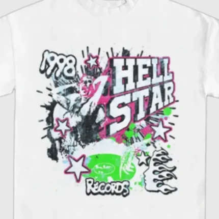 Hellstar-1998-Records-T-Shirt-White-1