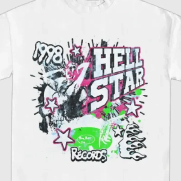 Hellstar-1998-Records-T-Shirt-White-1