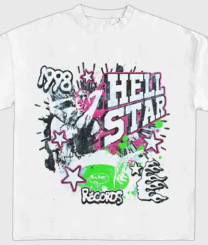 Hellstar-1998-Records-T-Shirt-White-1