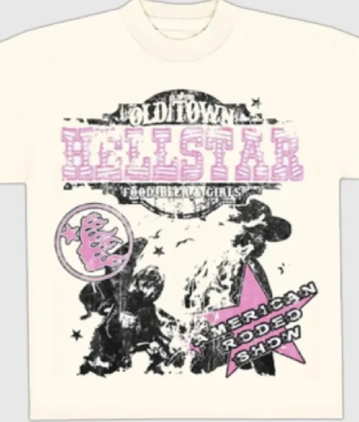 Hellstar-Amercian-Rodeo-Show-T-Shirt-Cream-1