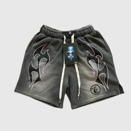 Hellstar-Studios-Records-Shorts-Grey-1-1