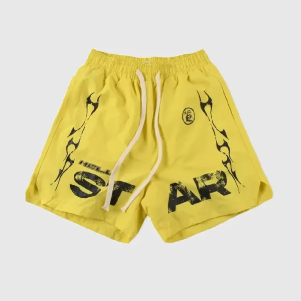 Hellstar-Studios-Records-Star-Shorts-Yellow-2