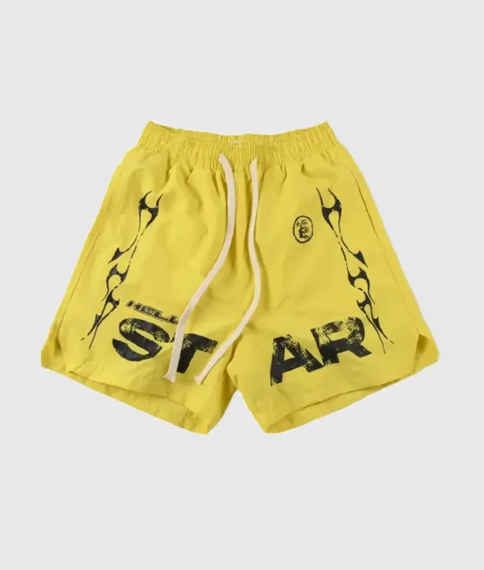 Hellstar-Studios-Records-Star-Shorts-Yellow-2